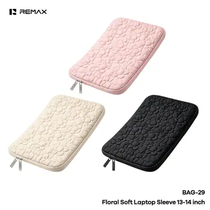 Floral Soft Laptop Sleeve 13–14 Inch