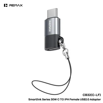REMAX Smartlink Series 30W C TO iPH Female USB2.0 Adapter CB32 (C-LF)