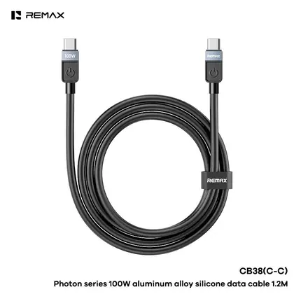 REMAX Photon Series Aluminum Alloy Silicone Data Cable 1.2M CB38 (C-C) 100W (C-L) 30W (A-C) 66W (A-L) 3A