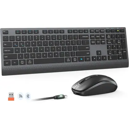 Complet clavier et souris Bluetooth Meetion C2000