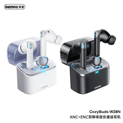 REMAX ANC+ENC Dual Noise- Cancelling Music & Call Earbuds