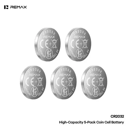 REMAX High-Capacity 5-Pack Coin Cell Battery