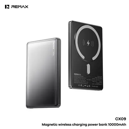 Bidirectional USB-C port Digital Display Magnetic wireless charging power bank PD20W 10000mAh