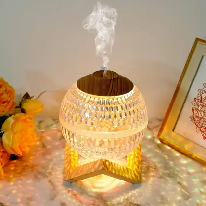 Diffuseur d'huile essentielle à boule de cristal