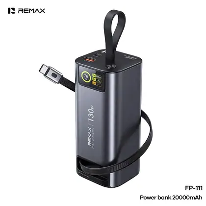 REMAX TFT screen 130W high-power fast charging Power Bank 20000mAh