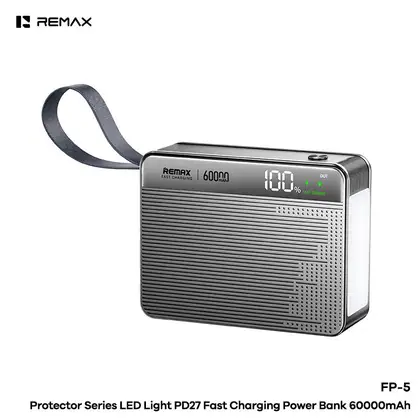Protector Series LED Light PD27W Fast Charging Power Bank 60000mAh