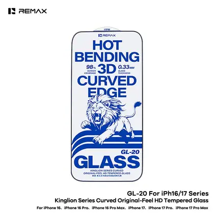 REMAX Kinglion Series Curved Original-Feel HD Tempered Glass