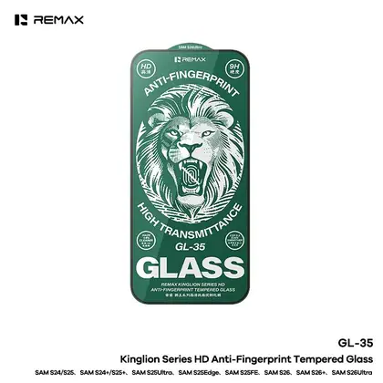 REMAX Kinglion Series HD Anti- Fingerprint Tempered Glass For SAM