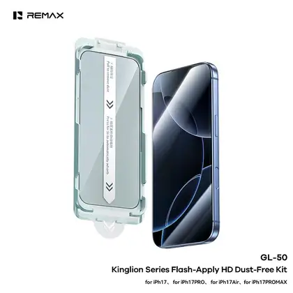 REMAX Dust-Free Instant Applicator Series Tempered Glass Screen Protector