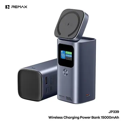 TFT Screen +100W + Wireless Charging Power Bank 15000mAh