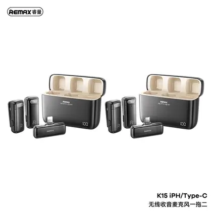 REMAX 2 in 1 Wireless radio microphone