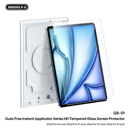 REMAX Quick To Stick Dust Free Series HD Tempered Glass for iPad