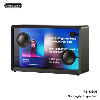 REMAX FLOATING LYRICS SPEAKER 20W (Supports multiple languages)