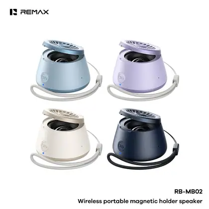 REMAX Wireless portable magnetic holder speaker 5W RB-MB02 (Support TWS connection)