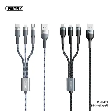 REMAX Sury 2 Series 3A 3-in-1 Charging Cable