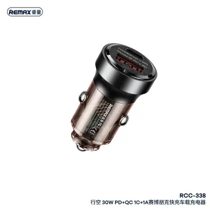 REMAX Walking Series 30W PD+QC 1C+1A Cyberpunk Fast Car Charger