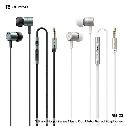 REMAX 3.5mm Magic Series Music Call Wired Earphones