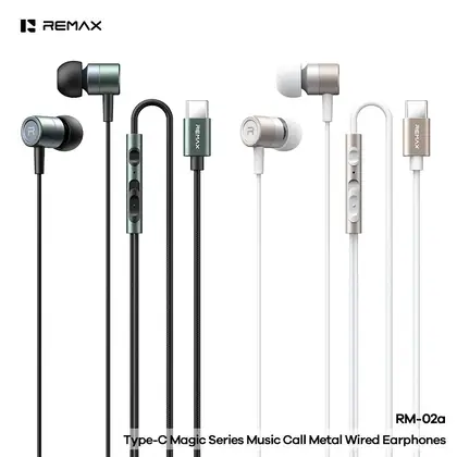 REMAX Type-C Magic Series Music Call Wired Earphones