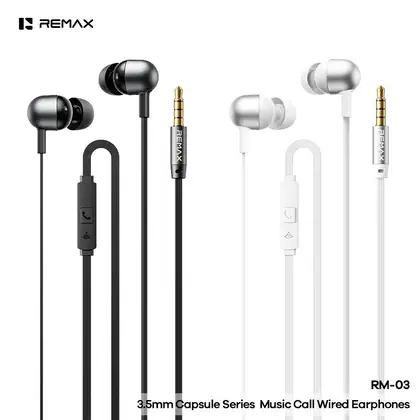 REMAX 3.5mm Capsule Series Music Call Wired Earphones
