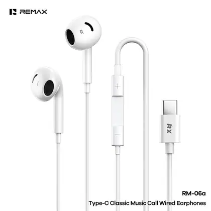REMAX Type-C Classic Music Call Wired Earphones