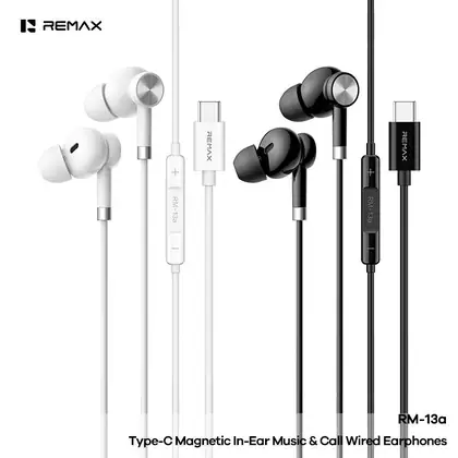 REMAX Type-C Magnetic In-Ear Music & Call Wired Earphones
