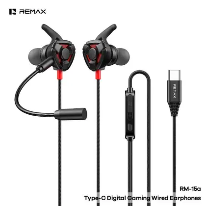 REMAX Type-C Digital Gaming Wired Earphones