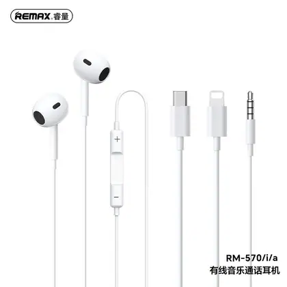 REMAX Wired Earphones for Music and Call RM-570/a/i