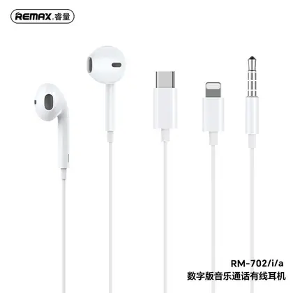 REMAX music call wired earphone RM-702/a/i
