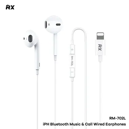 Lightning Bluetooth Wired In-Ear Music & Calls Earphones