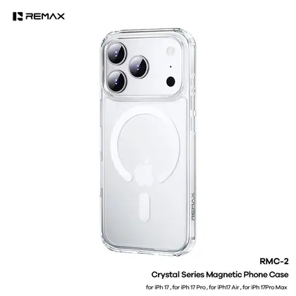 REMAX CrystalSeries Magnetic Suction Phone Case for iPhone 17 series
