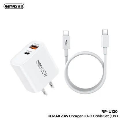 REMAX 20W A+C Charger+C-C Cable Set