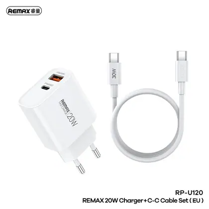 REMAX 20W A+C Charger+C-C Cable Set