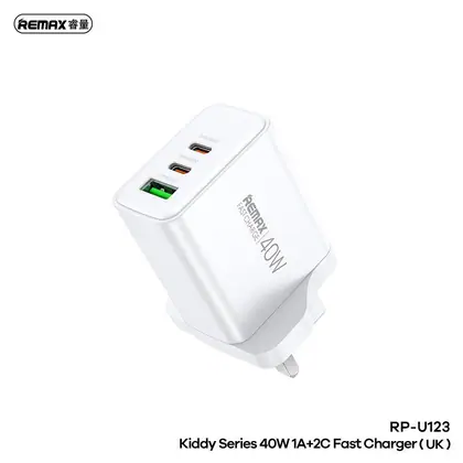 REMAX Kiddy Series 40W 1A+2C Fast Charger