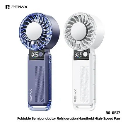 Foldable Semiconductor Refrigeration Handheld High-Speed Fan