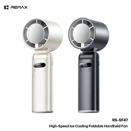 REMAX High-Speed Ice Cooling Foldable Handheld Fan