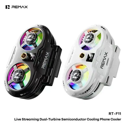 Live Streaming Dual-Turbine Semiconductor Cooling Phone Cooler
