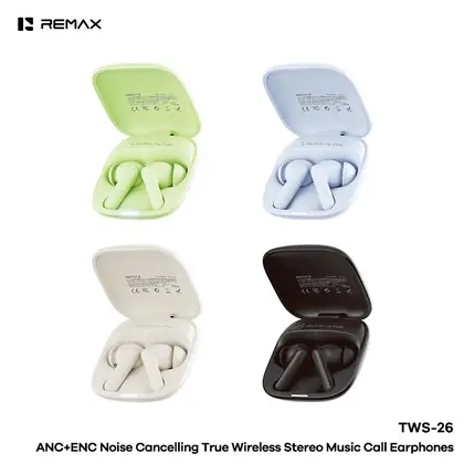 REMAX ANC+ENC Noise Cancelling True Wireless Stereo Music Call Earphones