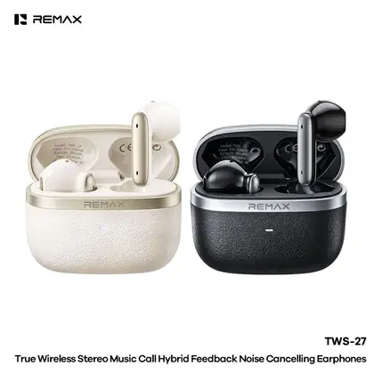 REMAX True Wireless Stereo Music Call 6 Mic Hybrid Feedback Noise Cancelling Earphones