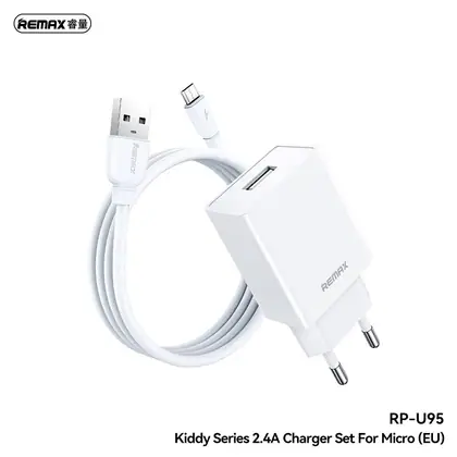 REMAX Kiddy Series 2.4A RP-Charger Set with Cable