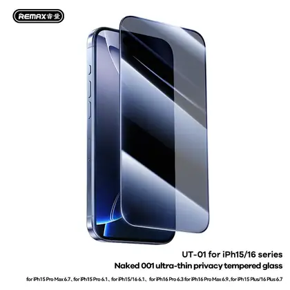 REMAX Naked 001 ultra-thin privacy tempered glass